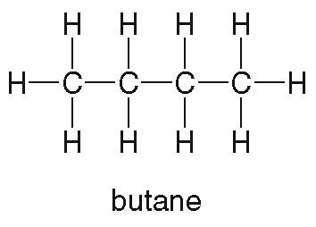 Butane structure