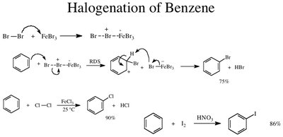 Halogenation of Benzene