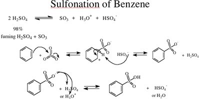 Sulfonation of Benzene