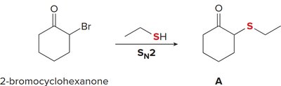 Substitution of α-halo carbonyls