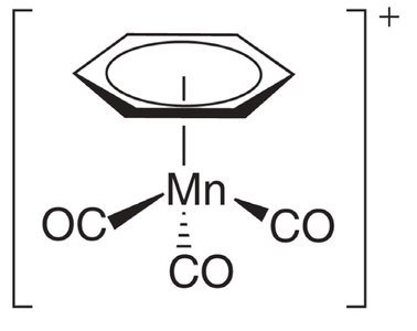 Benzenetricarbonylmanganese cation structure
