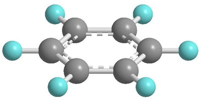 Flat benzene structure