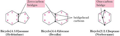 Bicycloalkane structures