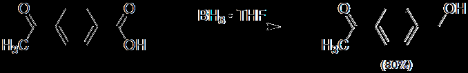 Borane reduction of carboxylic acid