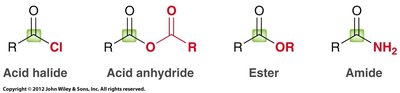 Types of carboxylic acid derivatives
