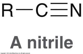Nitrile structure