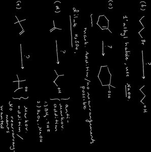 Determining oxidation number in alcohol synthesis