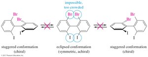 Chirality in nonmobile conformers