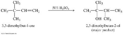 Carbocation rearrangement and methyl shift