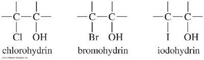 Halohydrin formation