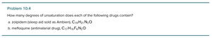 Degrees of unsaturation calculation example