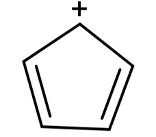 Cyclopentadienyl cation structure