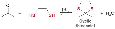 Thioacetal reduction to alkane