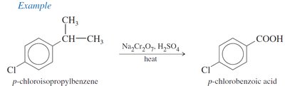 Oxidation of p-chloroisopropylbenzene to p-chlorobenzoic acid