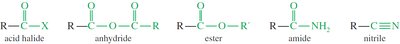 Structures of acid derivatives