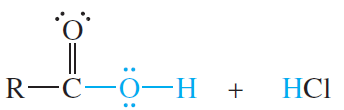 Hydrolysis of acid chloride
