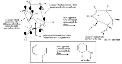 Endo/exo transition states and product selectivity