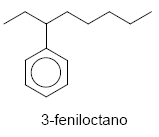 Ejemplo de 3-feniloctano