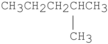 2-methylpentane structure