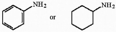 aniline vs cyclohexylamine
