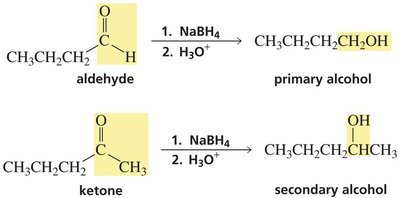 Reduction of acyl chloride with hydride