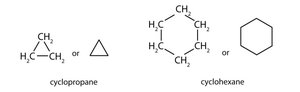 Cycloalkane structures