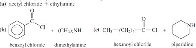 Examples of acylation reactions