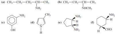 Practice naming and drawing amines