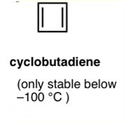 Cyclooctatetraene non-planar structure