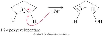 Base-catalyzed opening of epoxides