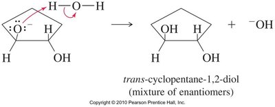 Base-catalyzed opening of epoxides