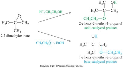 Regioselectivity of epoxidation