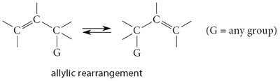 Allylic rearrangement