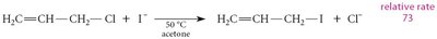 SN2 reaction at allylic position