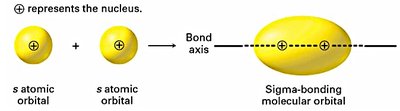 Sigma bond formation from s orbitals