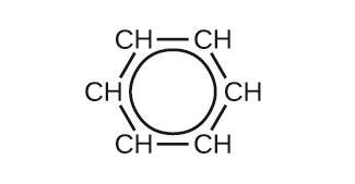 Delocalized benzene structure