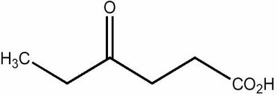 Structure of 4-oxohexanoic acid