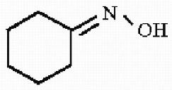 Structure of cyclohexanone oxime