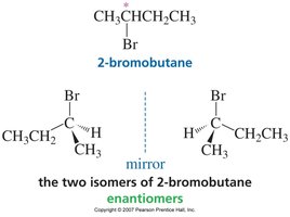 Enantiomers of 2-bromobutane