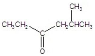Structure of a branched hexanone