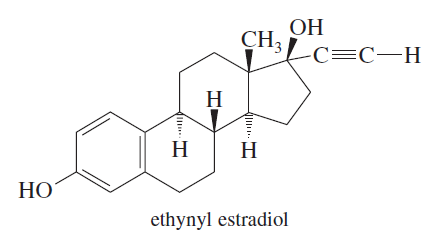 Ethynyl estradiol structure