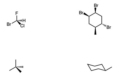 Chair conformations and stereochemistry