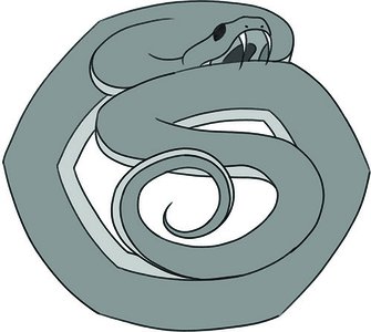 Kekulé's snake and benzene structure inspiration