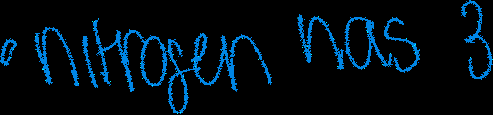 Bonding patterns of C, N, O, and halogens