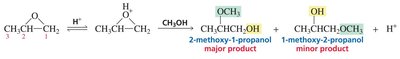 Regioselectivity in epoxide ring opening