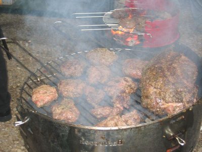 Grilling meat forms PAHs, which are carcinogenic