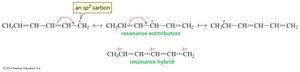 Moving π electrons to an sp2 carbon