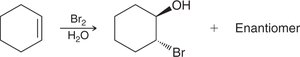 Formation of halohydrin from alkene (duplicate)