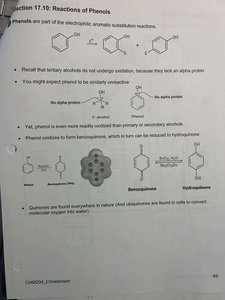 Oxidation of phenols