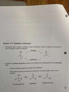 Oxidation of alcohols